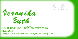 veronika buth business card